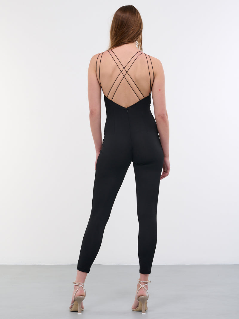 Cut-Out Jumpsuit (VEWW57000A-BLACK)