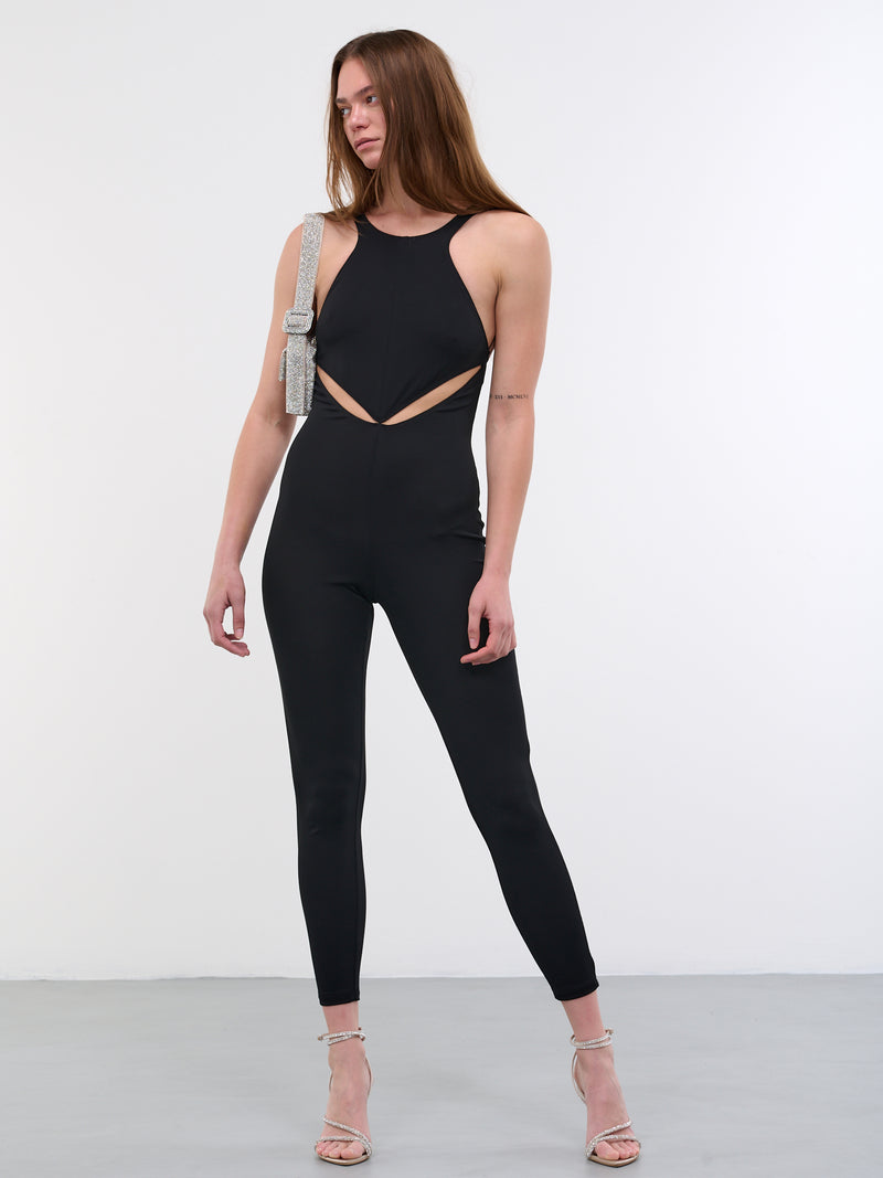 Cut-Out Jumpsuit (VEWW57000A-BLACK)