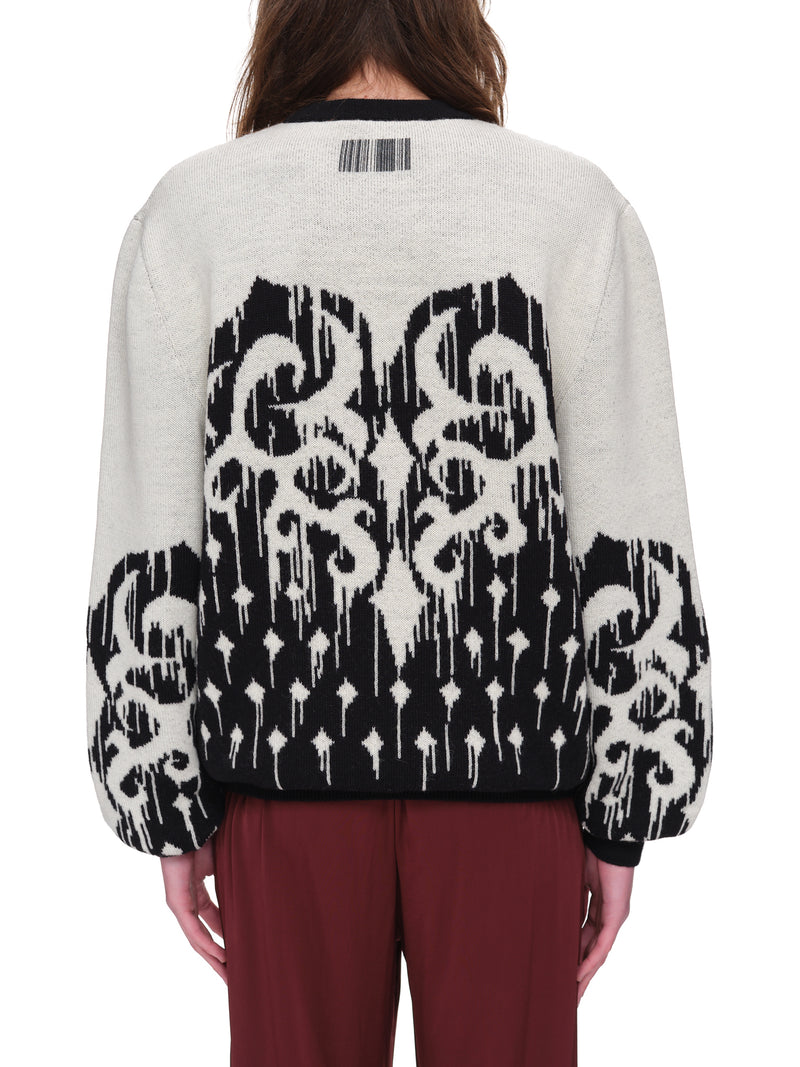 VTMNTS Jacquard Sweater | H. Lorenzo - back