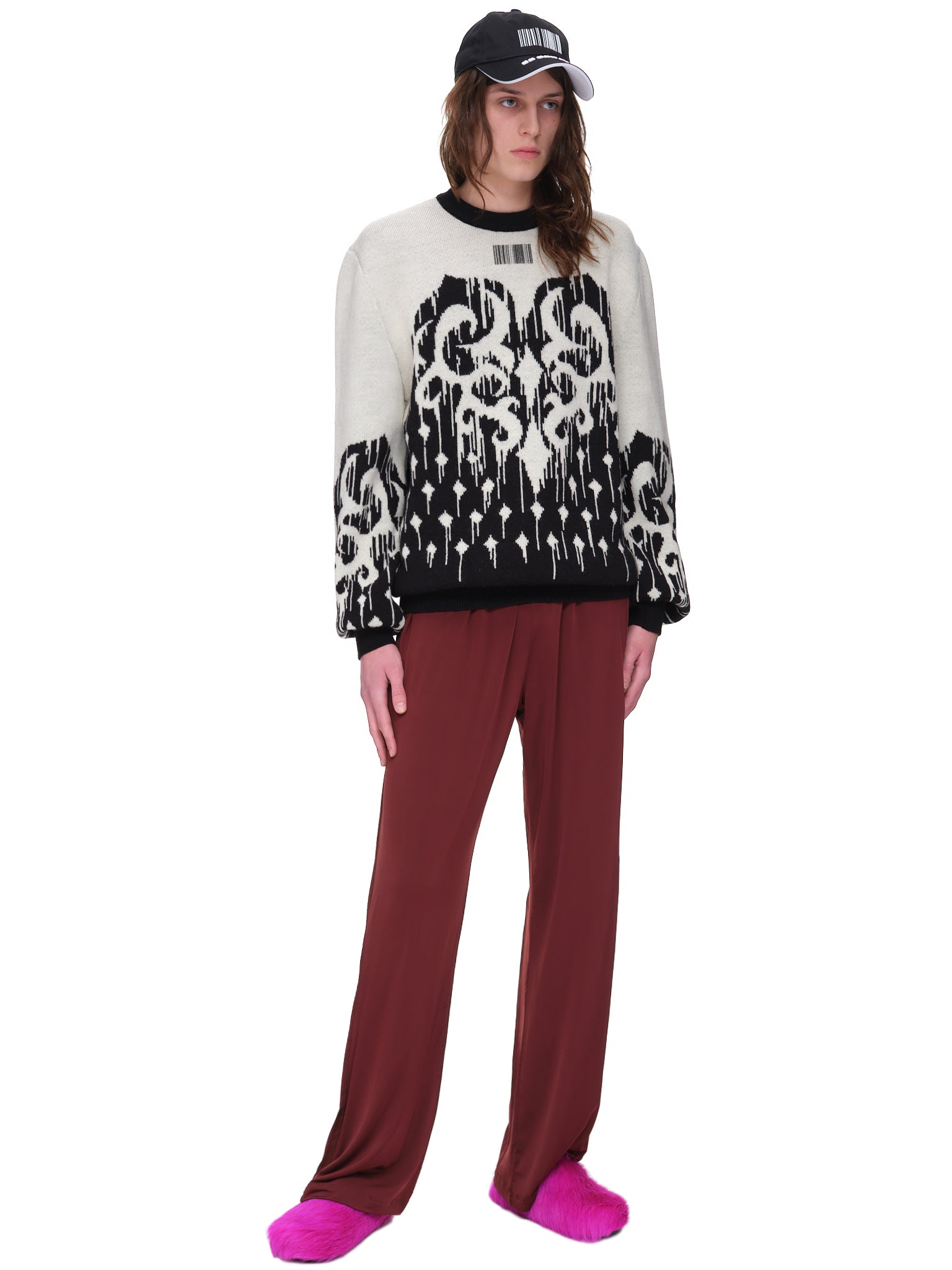 VTMNTS Jacquard Sweater | H. Lorenzo - styled 