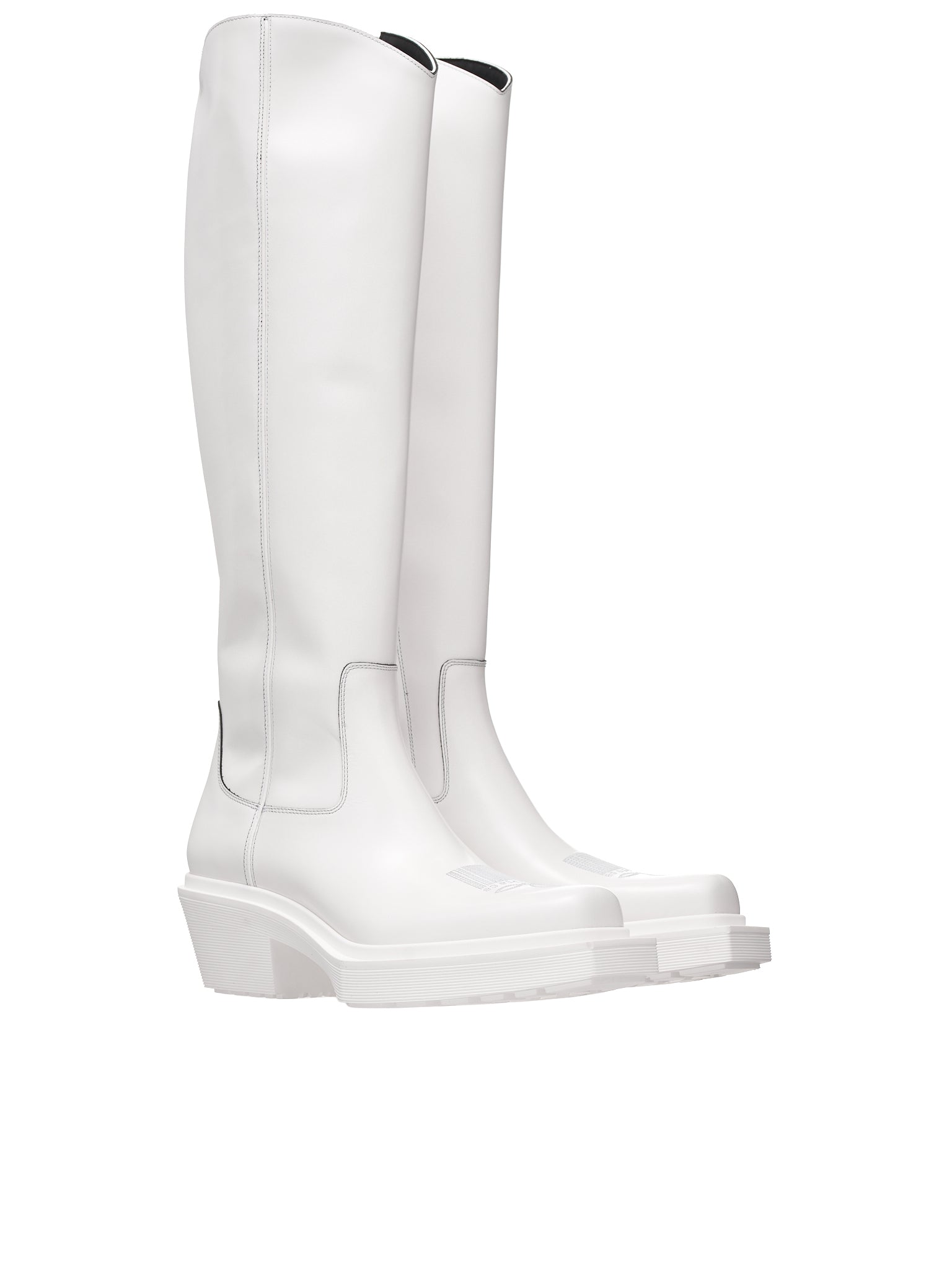 Cowboy Boots (VL14BO100W-SHINEY-WHITE)