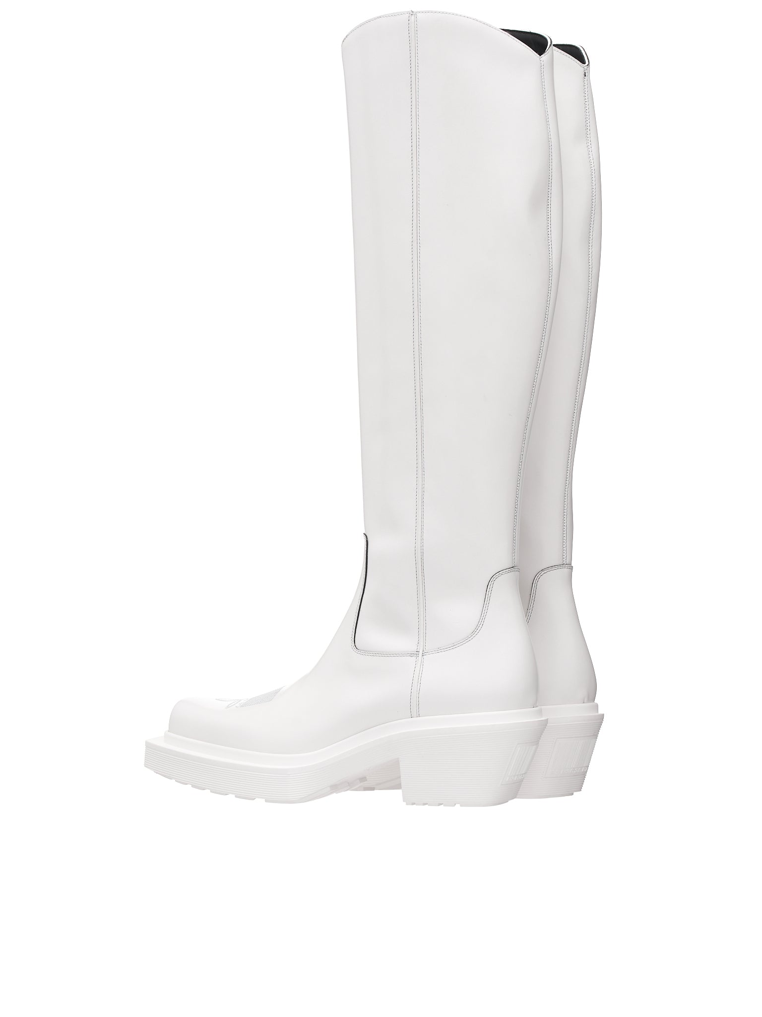 Cowboy Boots (VL14BO100W-SHINEY-WHITE)