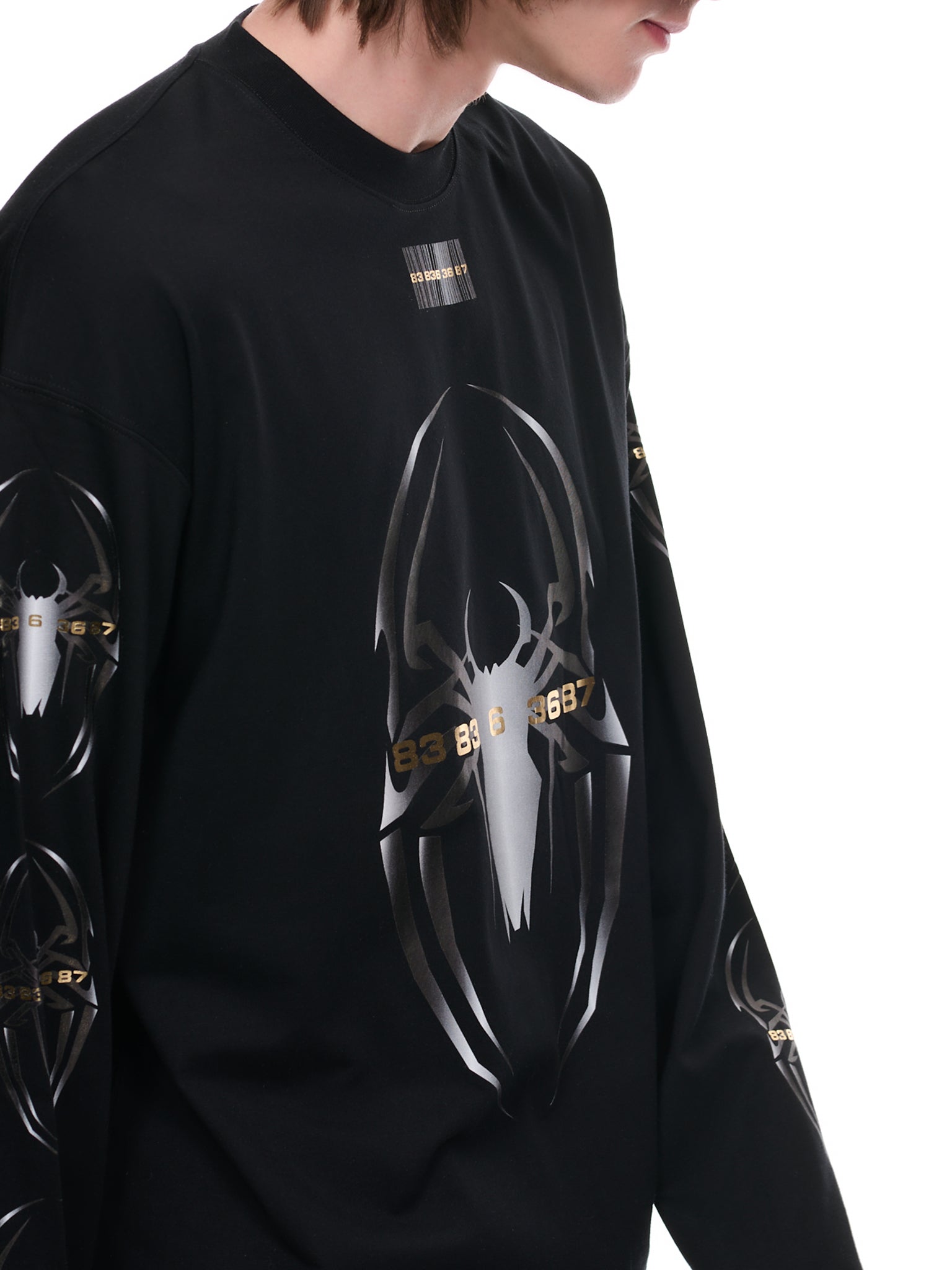 Spider Tee (VL14LS200S-BLK-SLV-GOLD)