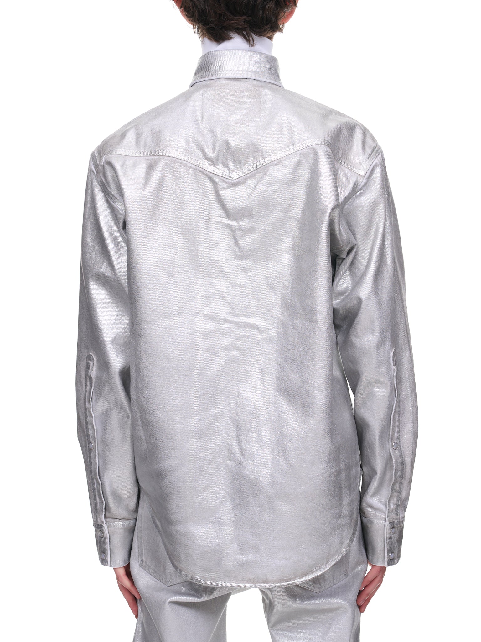 Metallic Denim Shirt (VL14SH600M-METALLIC)