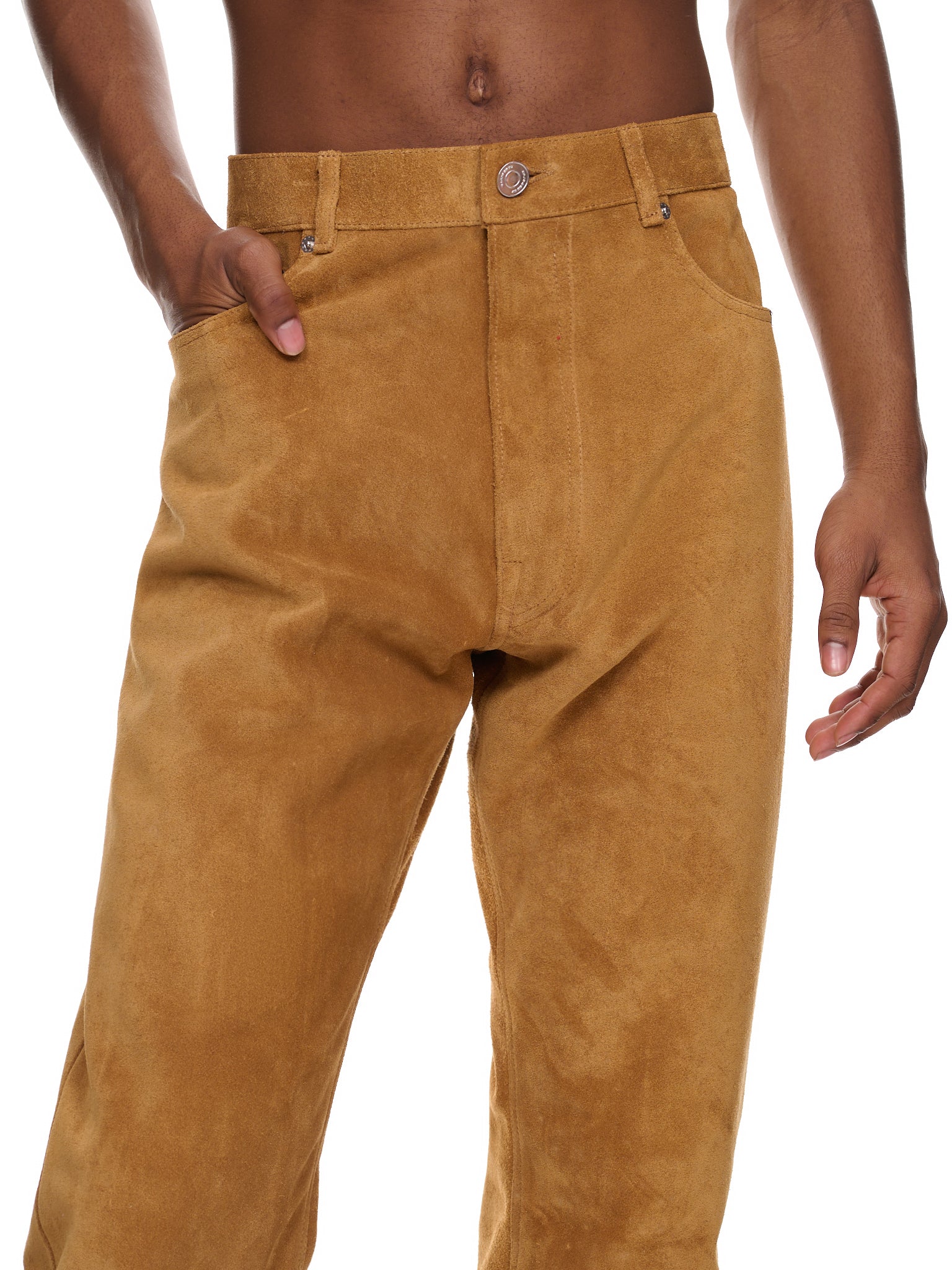 Suede Pants (VL16PA120G-COGNAC)