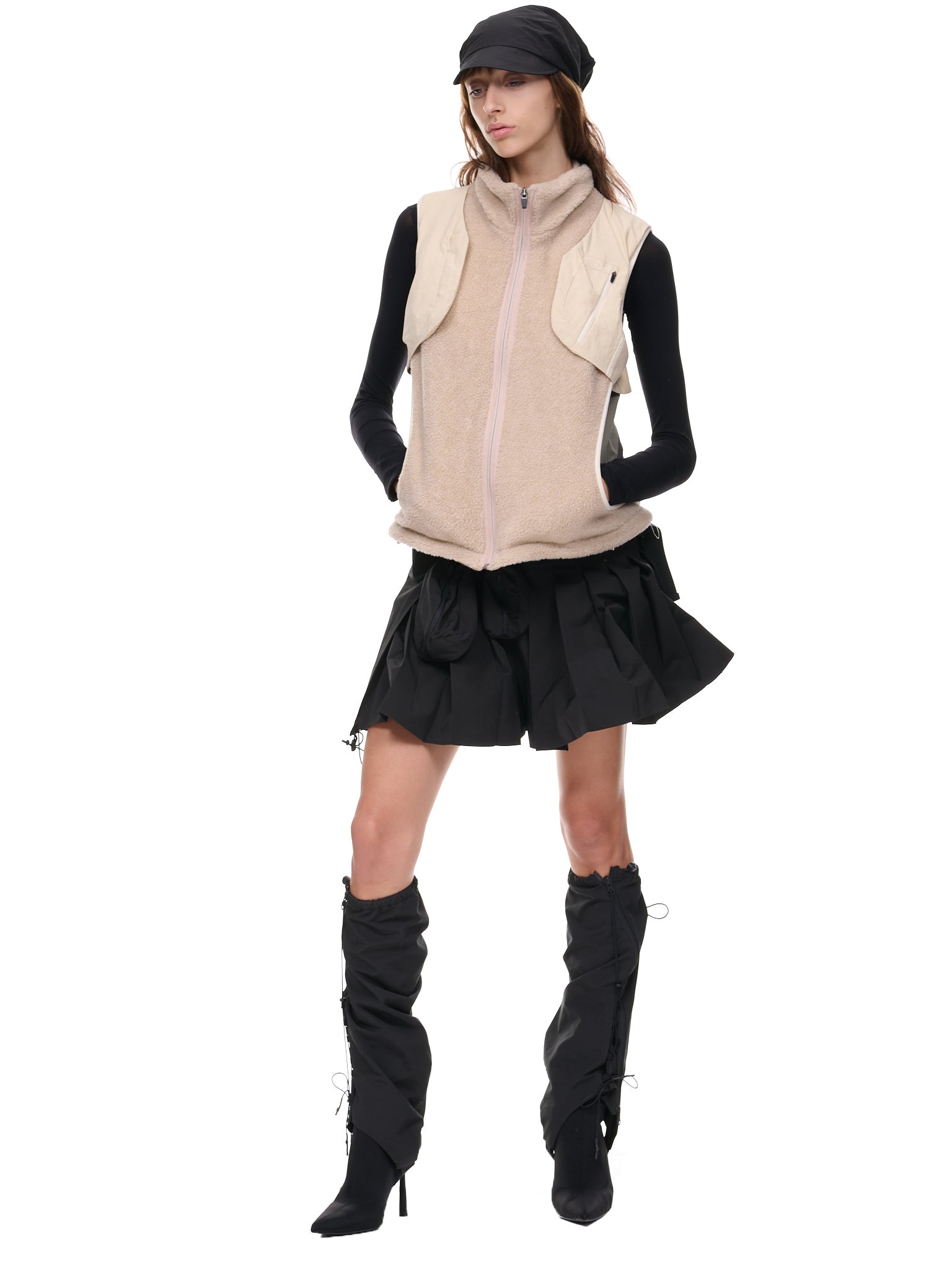 Fleece Vest (VT1S-SAND)
