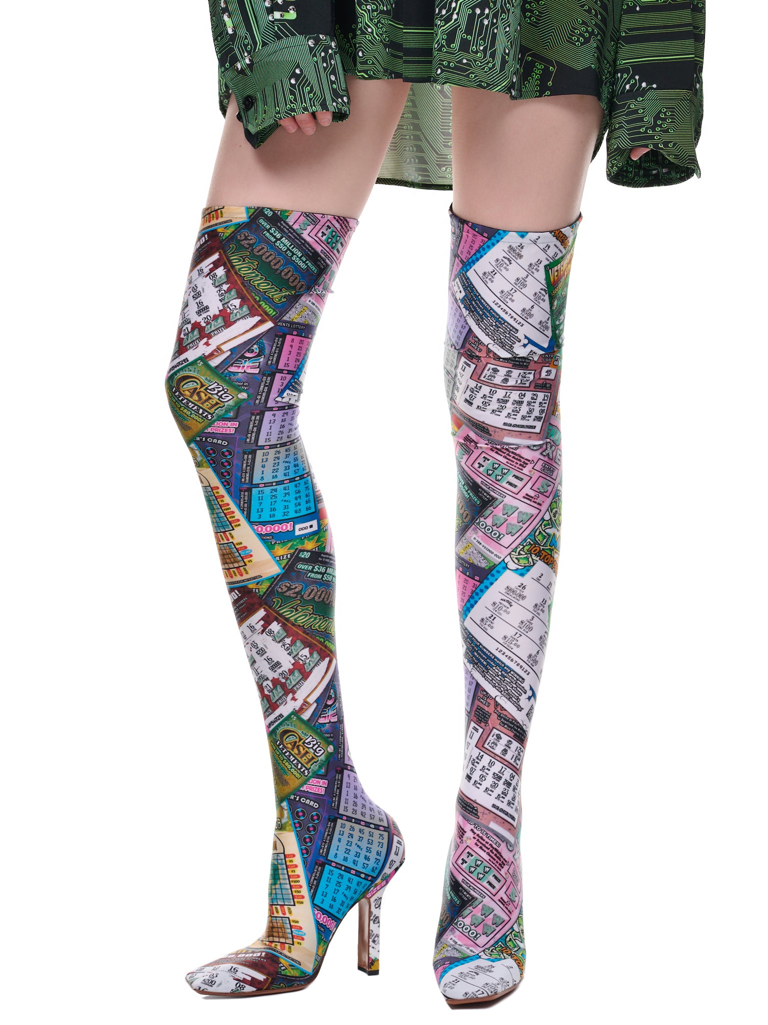 Lottery High Boomerang Sock Boots (WA53HE100L-LOTTERY)