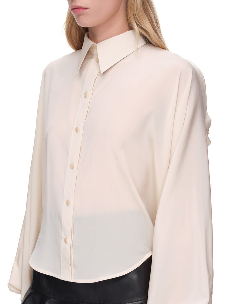 Cut-Out Blouse (WB05-BOTETI-WHITE)