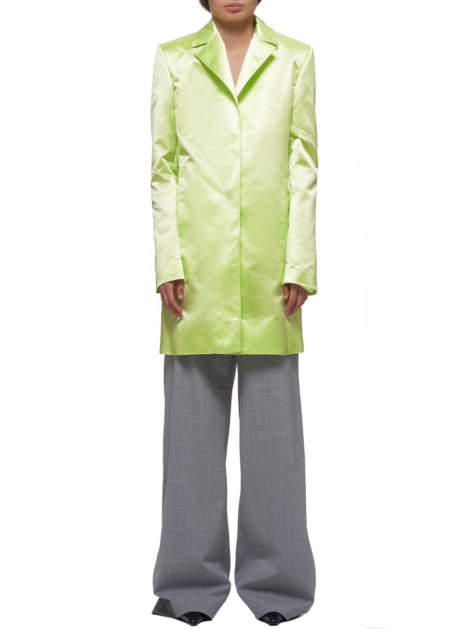 Car Coat (WC032W-SPS-LIME)