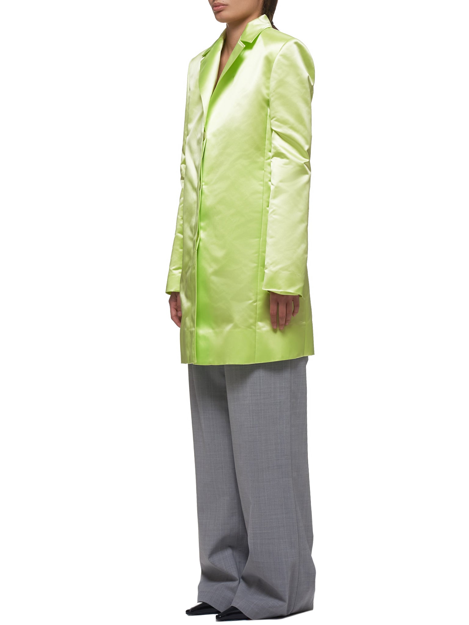 Car Coat (WC032W-SPS-LIME)