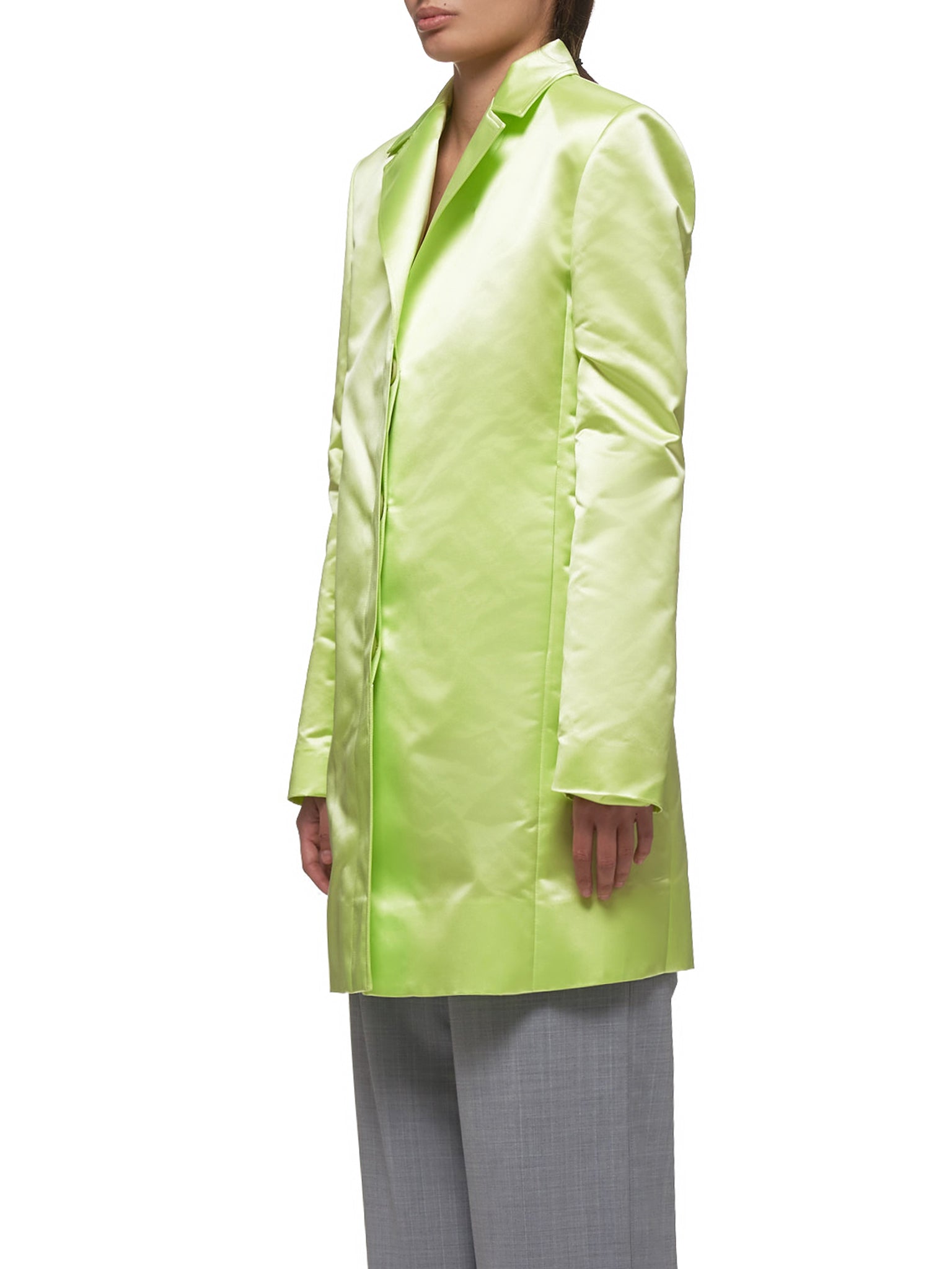 Car Coat (WC032W-SPS-LIME)