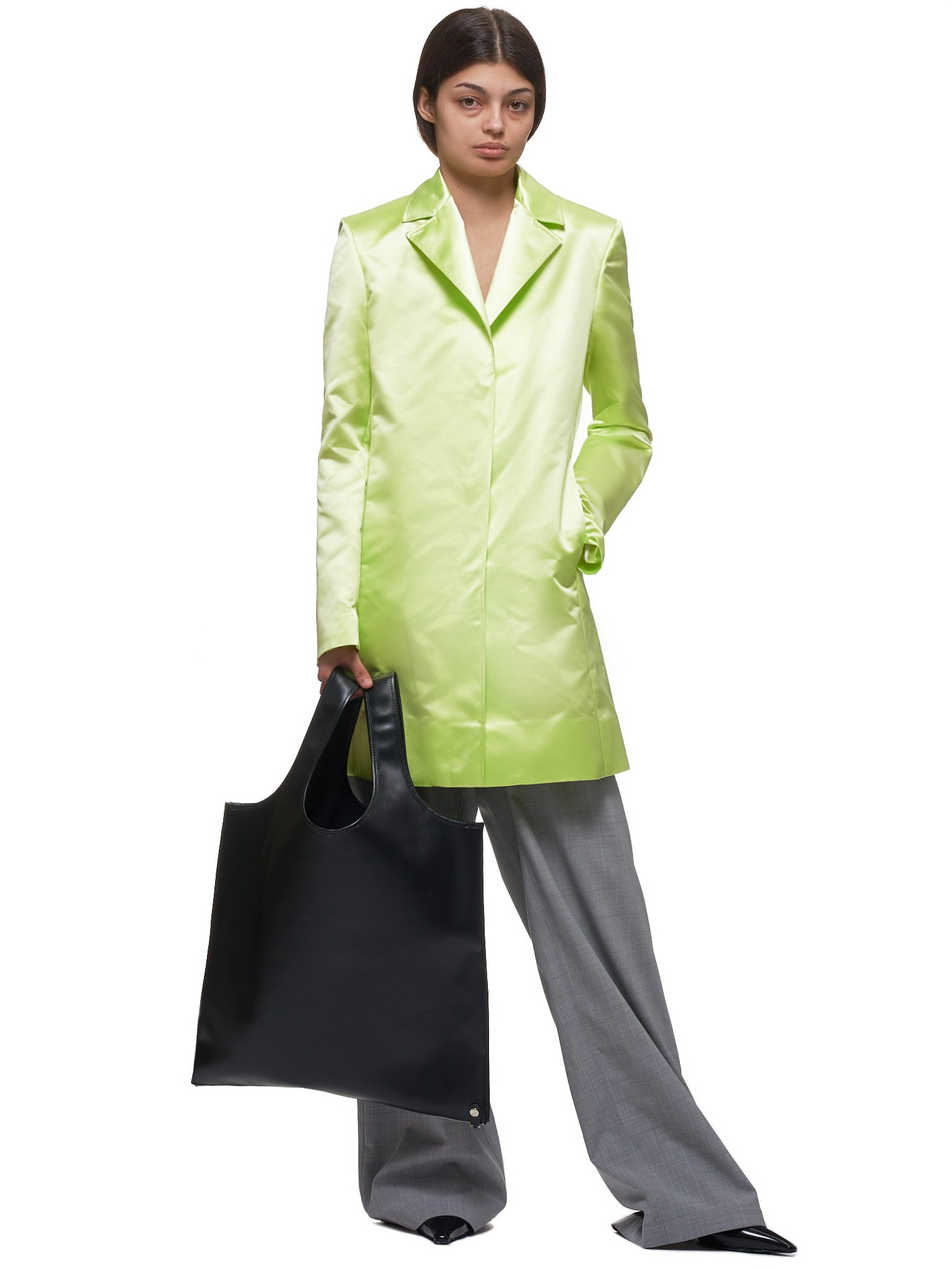 Car Coat (WC032W-SPS-LIME)