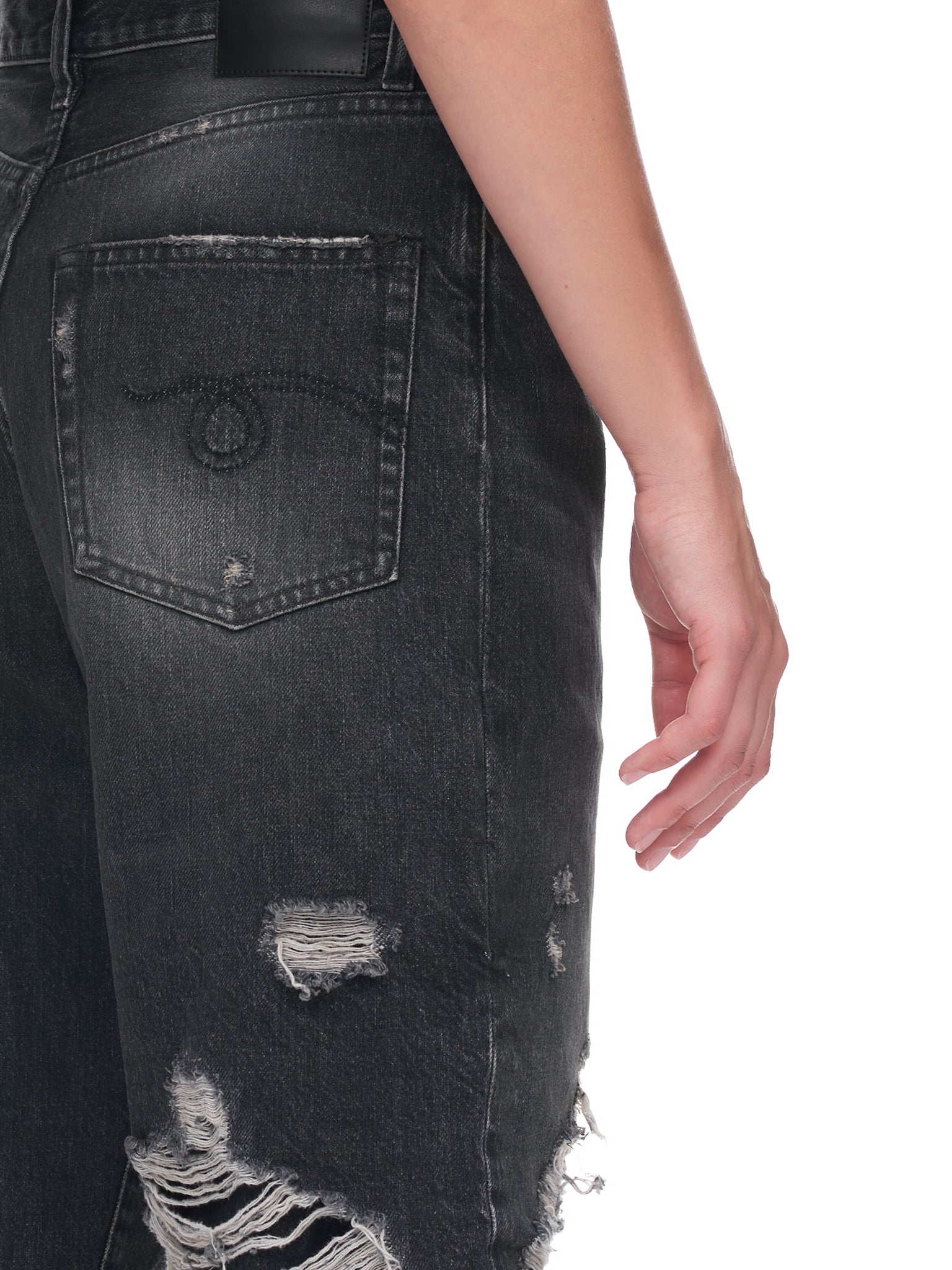 Double Layered Jean (WD050-D014J-BLACK)