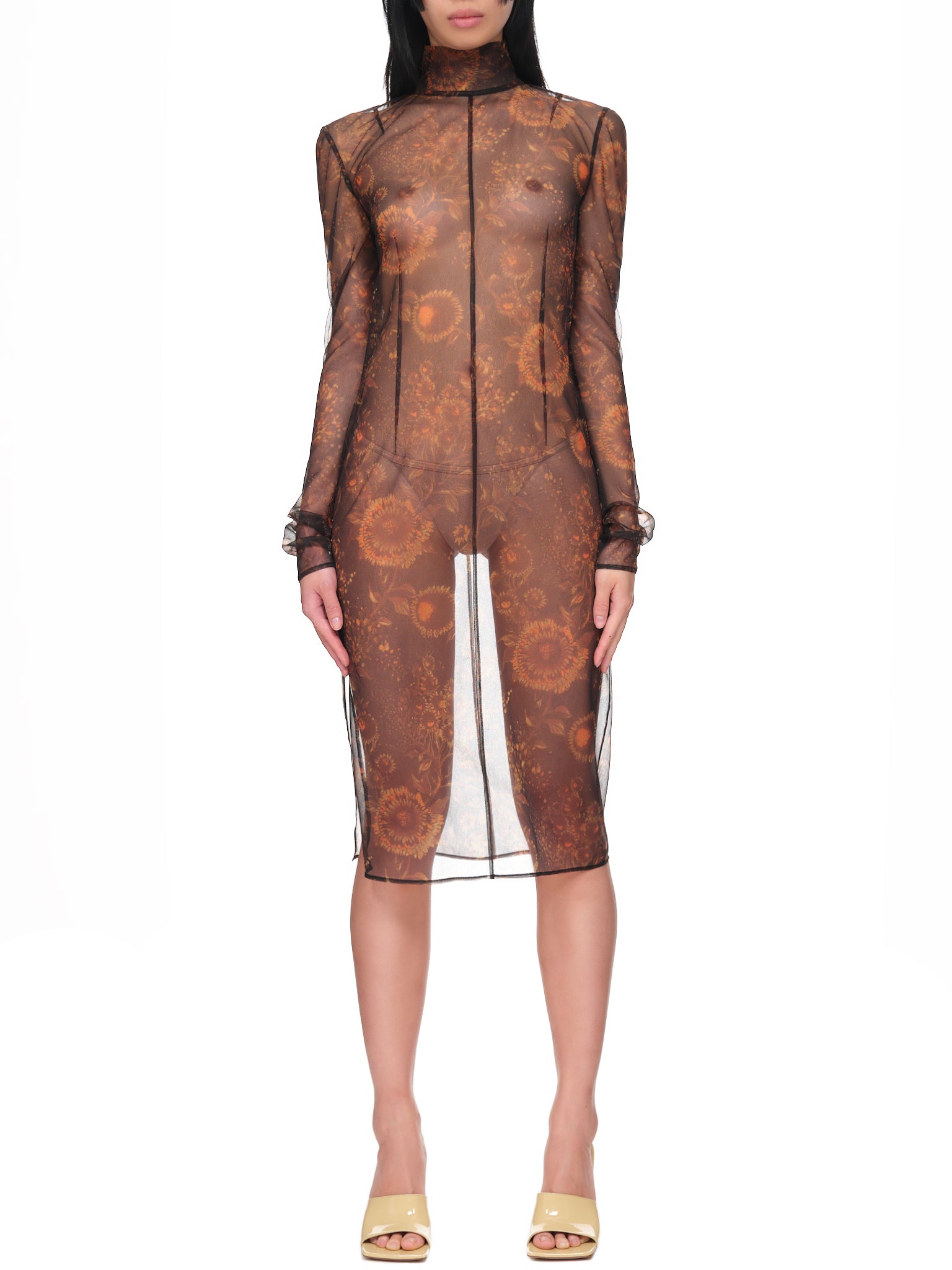 Kwaidan Editions Long Sleeve Tunic Dress | H.Lorenzo - front