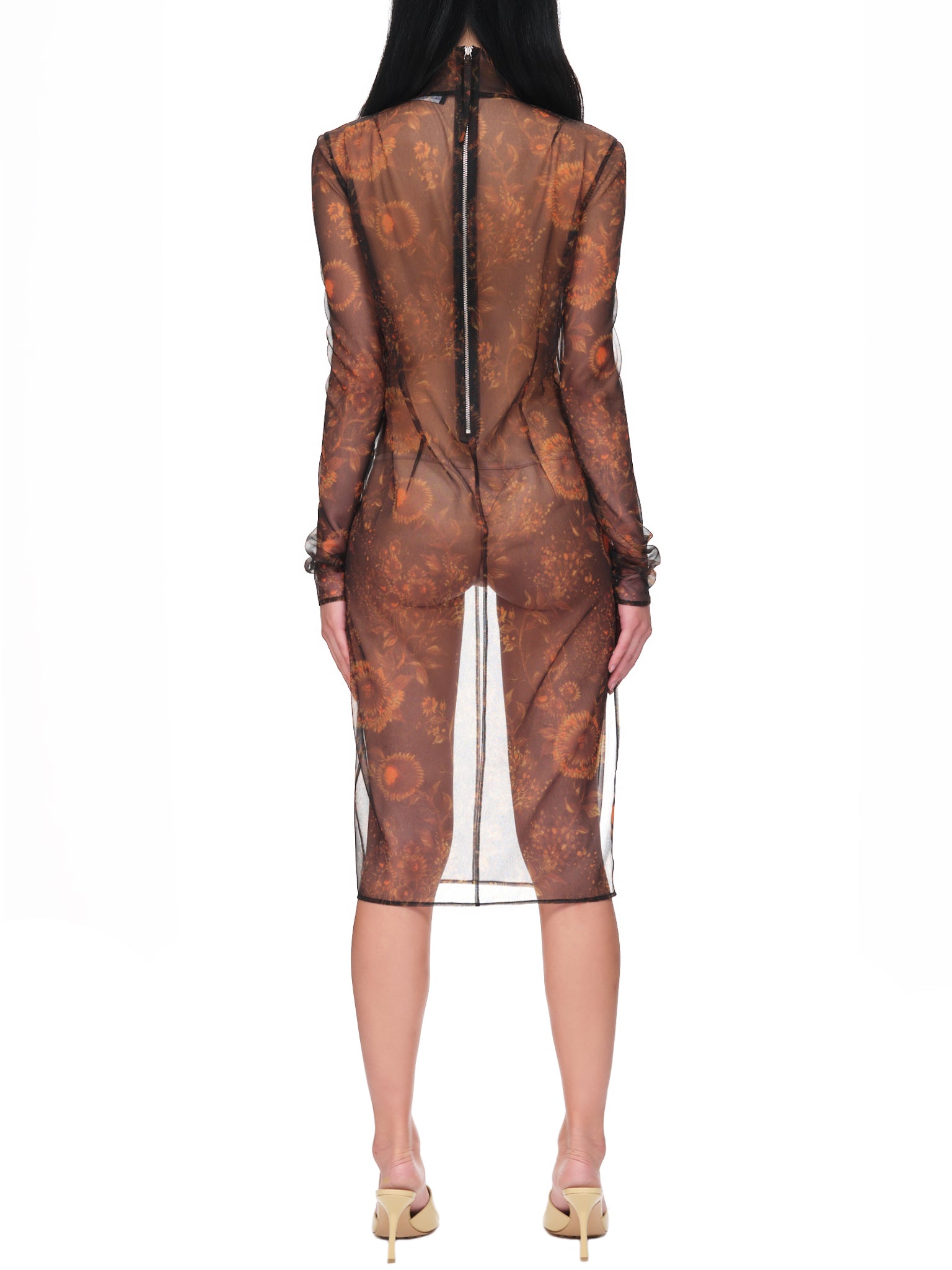 Kwaidan Editions Long Sleeve Tunic Dress | H.Lorenzo - back