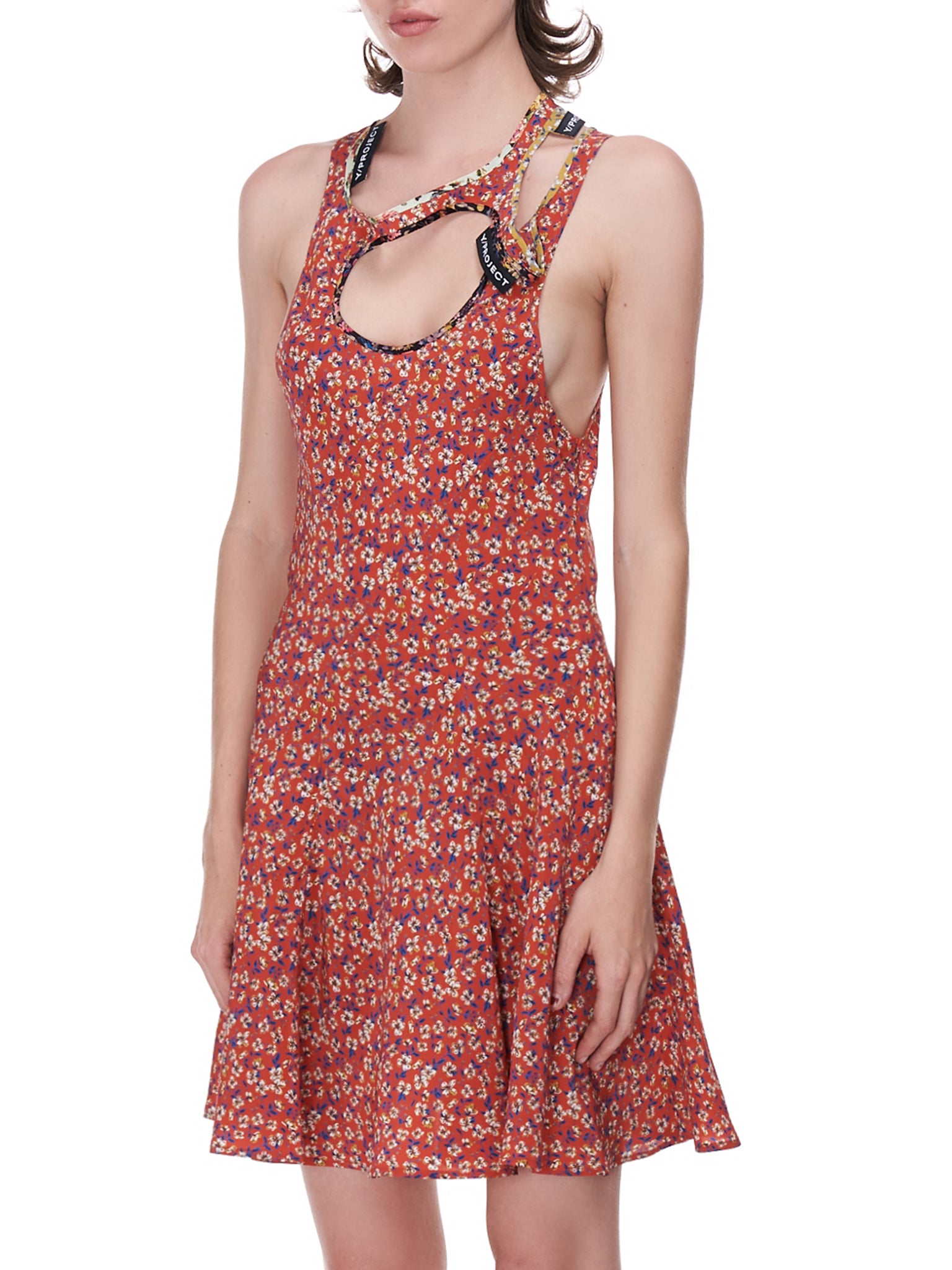 Y/Project Floral Multi-Neck Dress | H. Lorenzo - detail 1