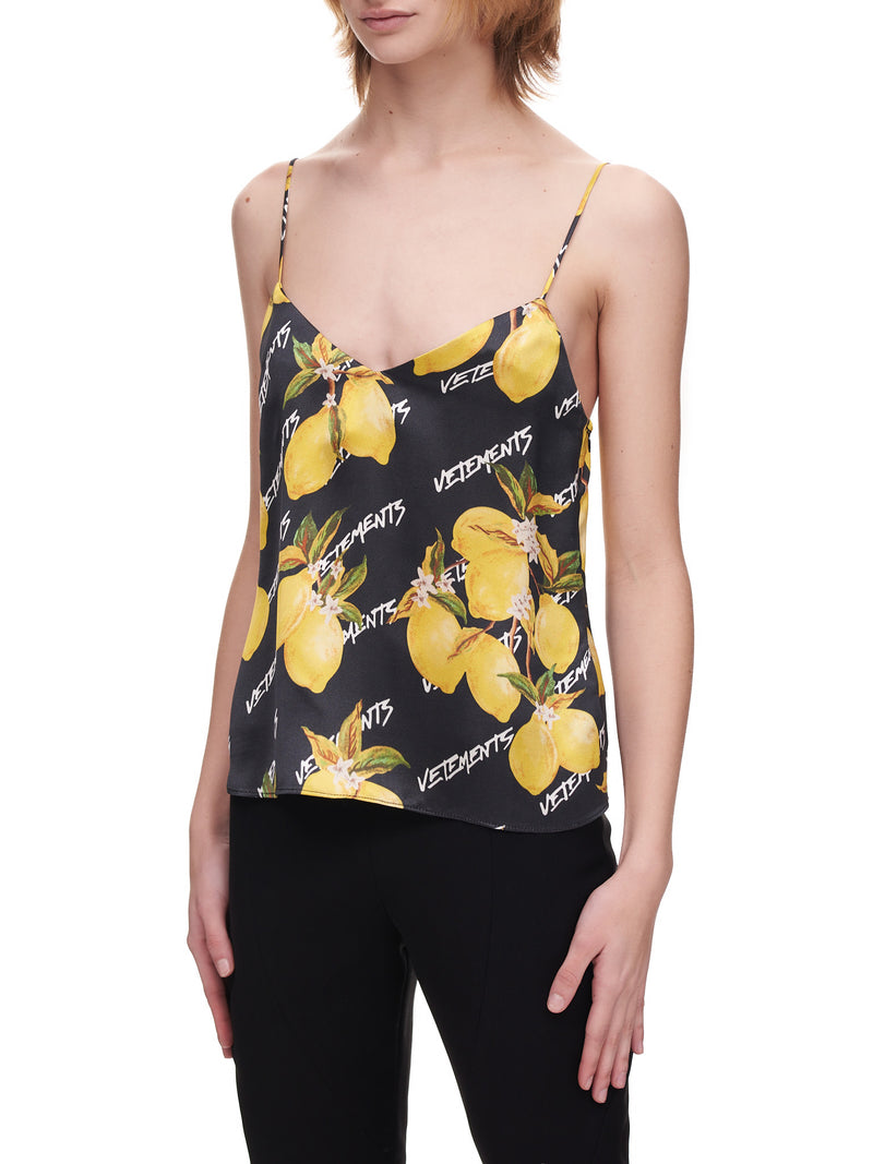 Vetements Lemon Monogram Slip Top | H. Lorenzo - side 