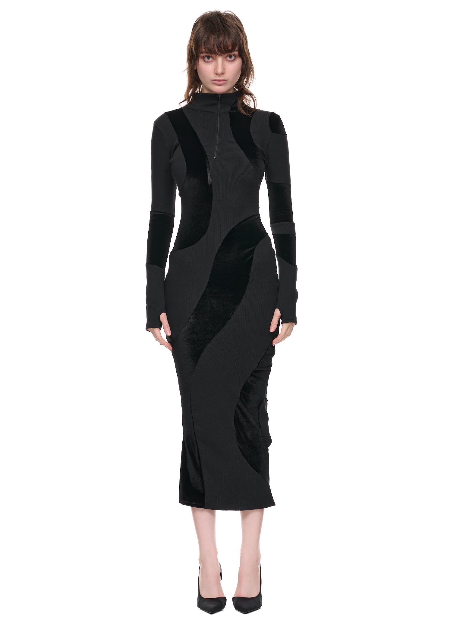 Swirl Dress (WEI03O004-BLACK)