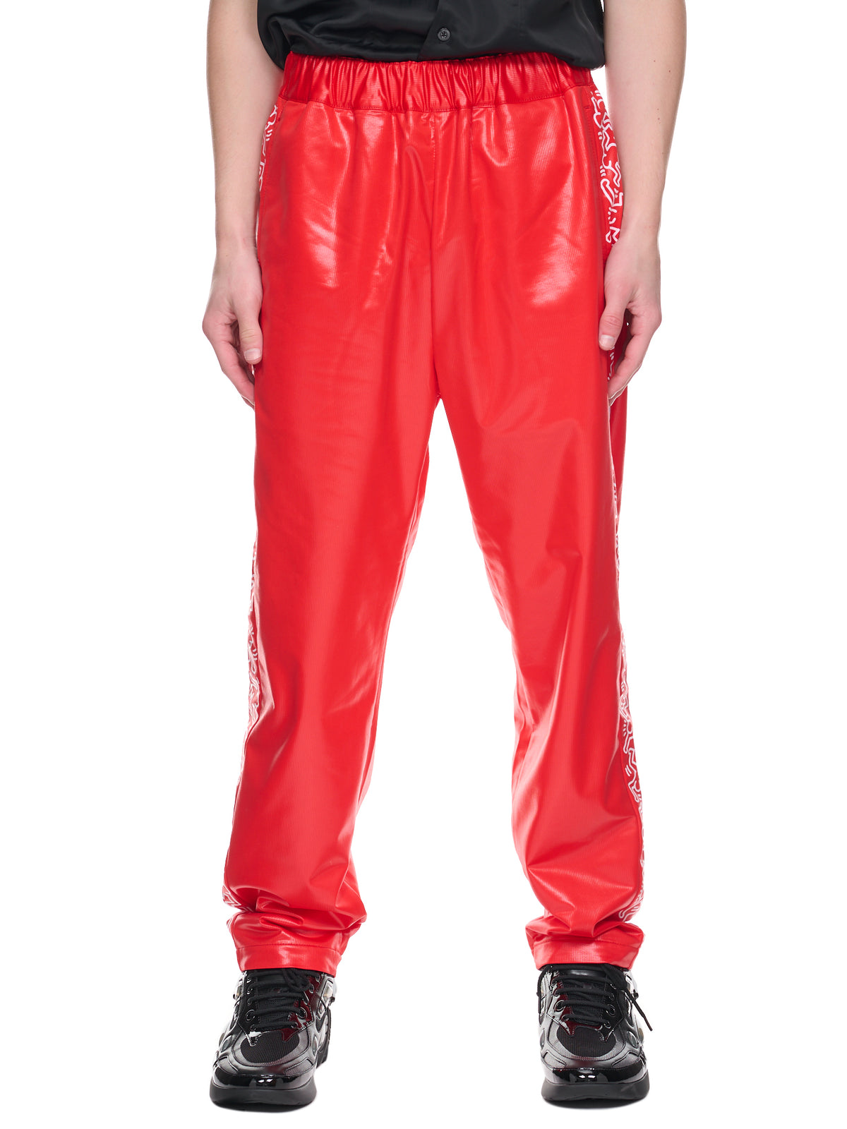 Keith Haring Pants (WK-P019-051-RED-WHITE)