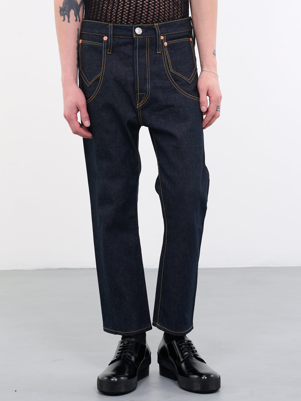 Junya Watanabe Man | H.Lorenzo|Patches Jeans (WK-P207-051-INDIGO), L / Indigo