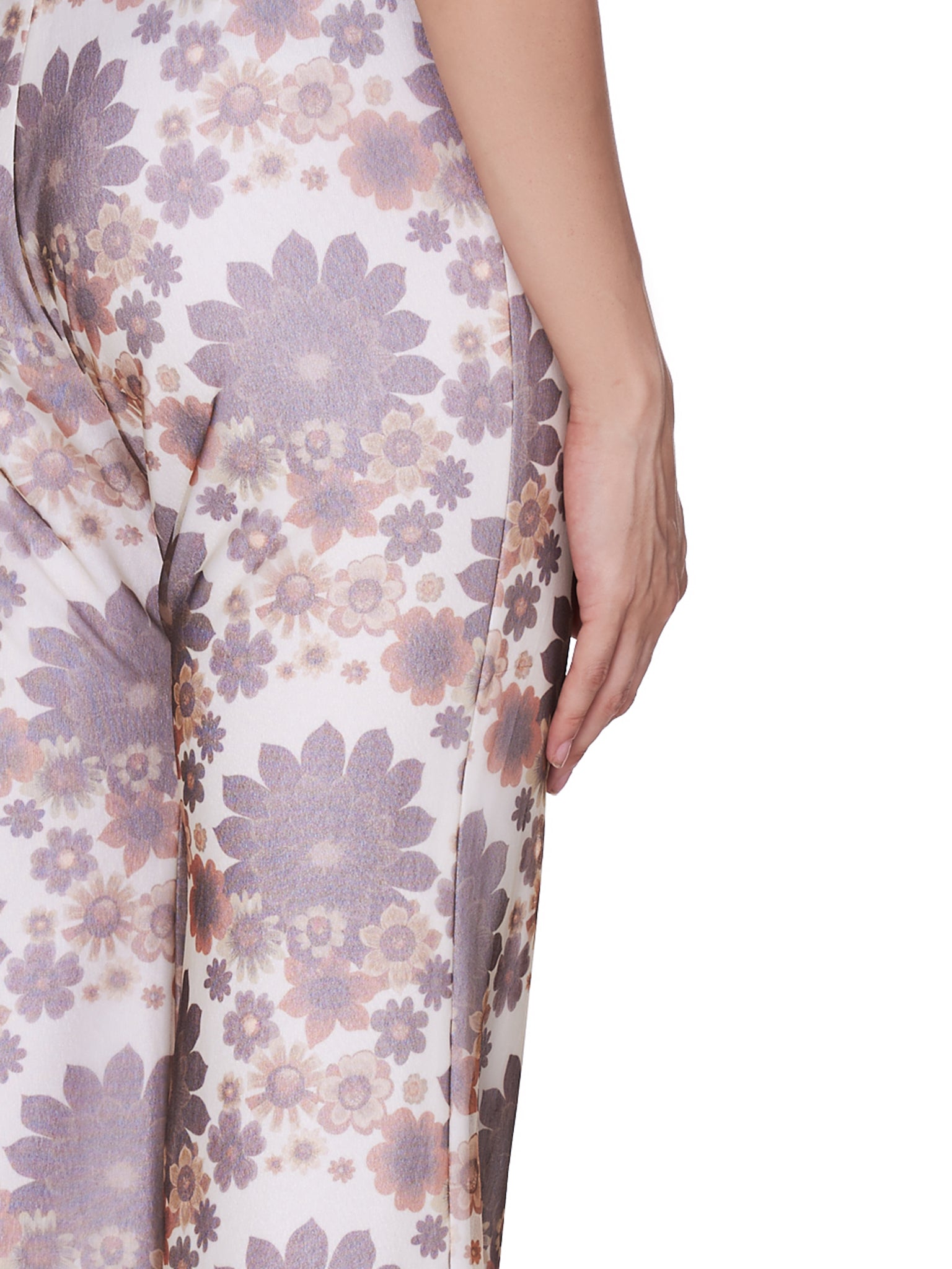 Kwaidan Editions Floral Print Flared Trousers | H. Lorenzo - detail 2