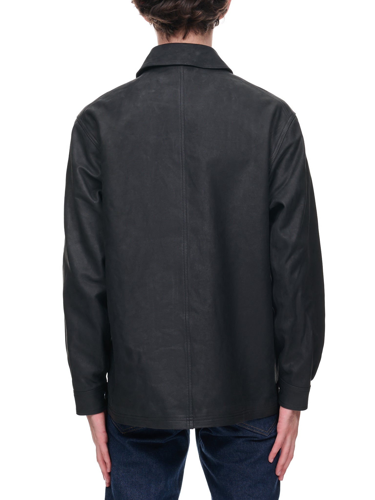 WRKM Horse Leather Jacket (WRKM-HORSE-CULATTA-FG-BLACK)