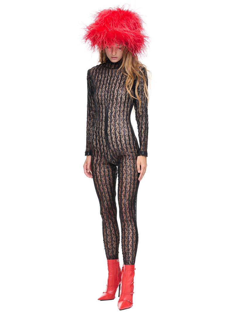 Lace Catsuit (WW-OVE-1-BLACK)