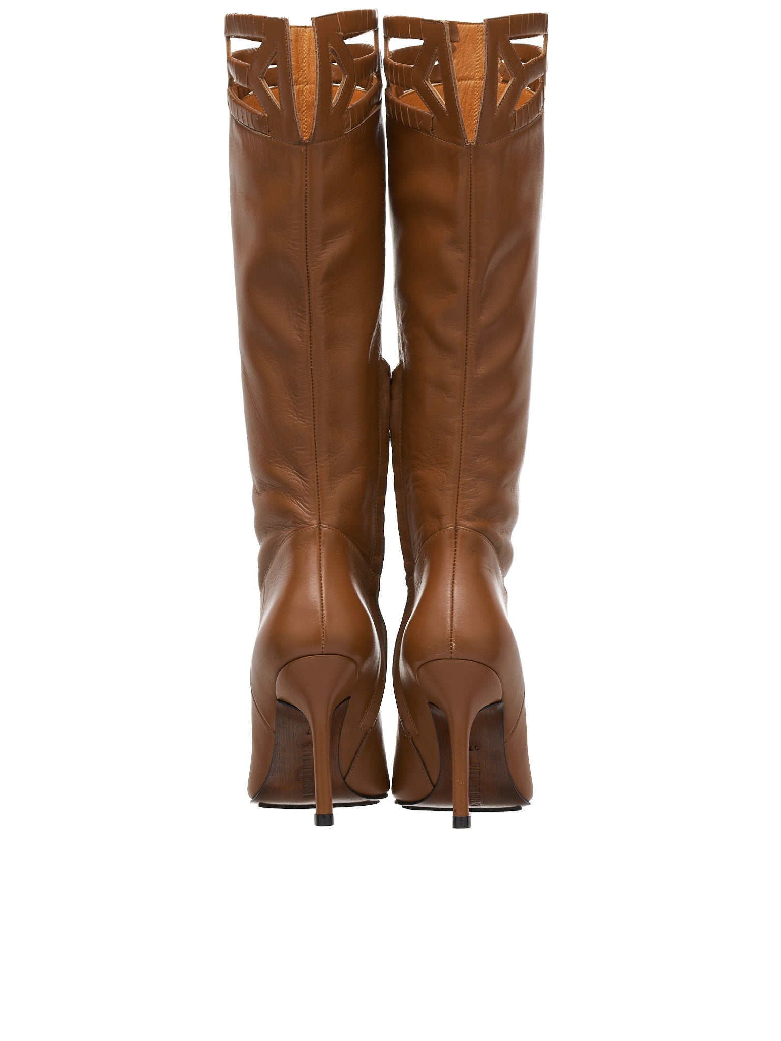 Leather Boots (WW-SHOES-5-BROWN)