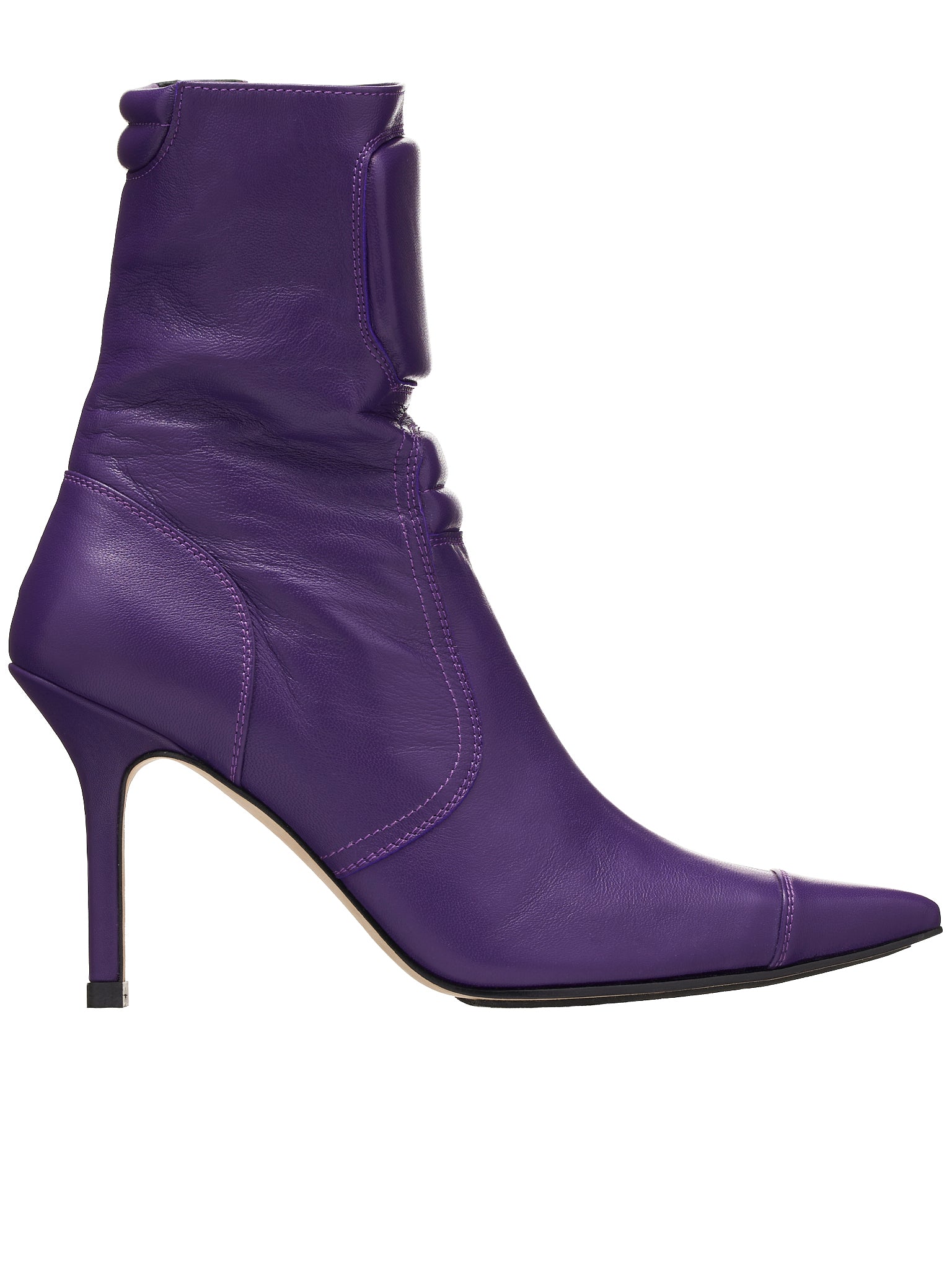 Padded Leather Boots (WW-SHOES-5-PURPLE)