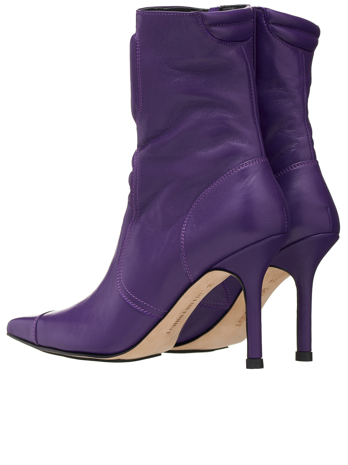 Padded Leather Boots (WW-SHOES-5-PURPLE)