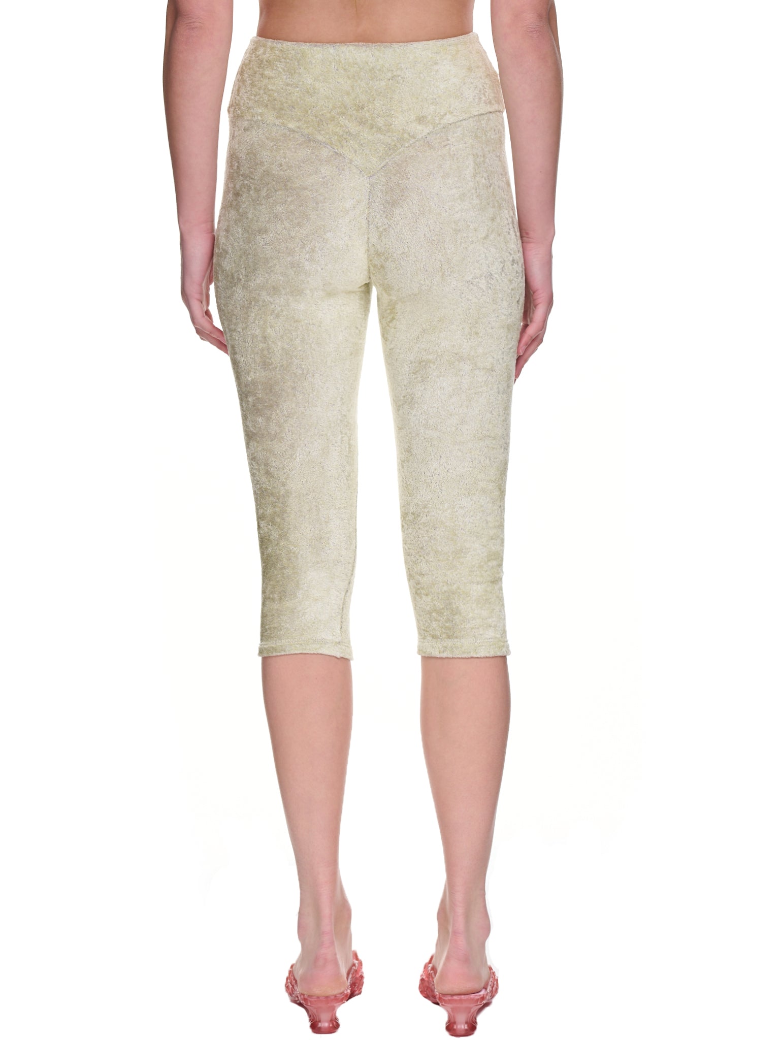 Flower Capri Pants (XX6404-LICHEN)