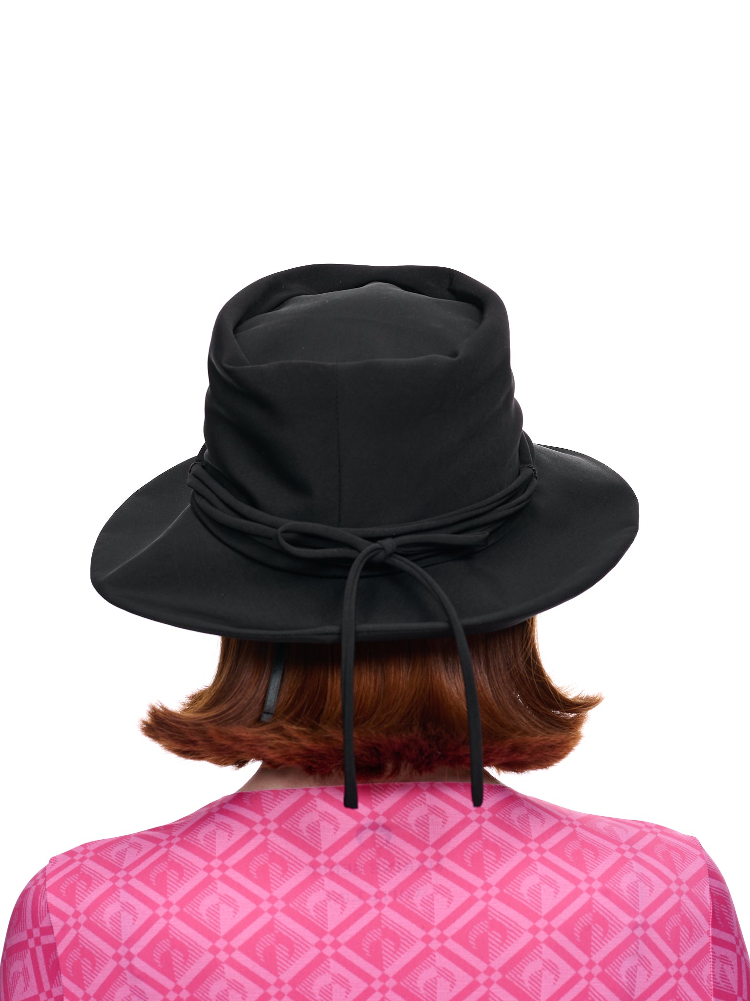Pork Pie Clochet Hat (YI-H02-500-BLACK)