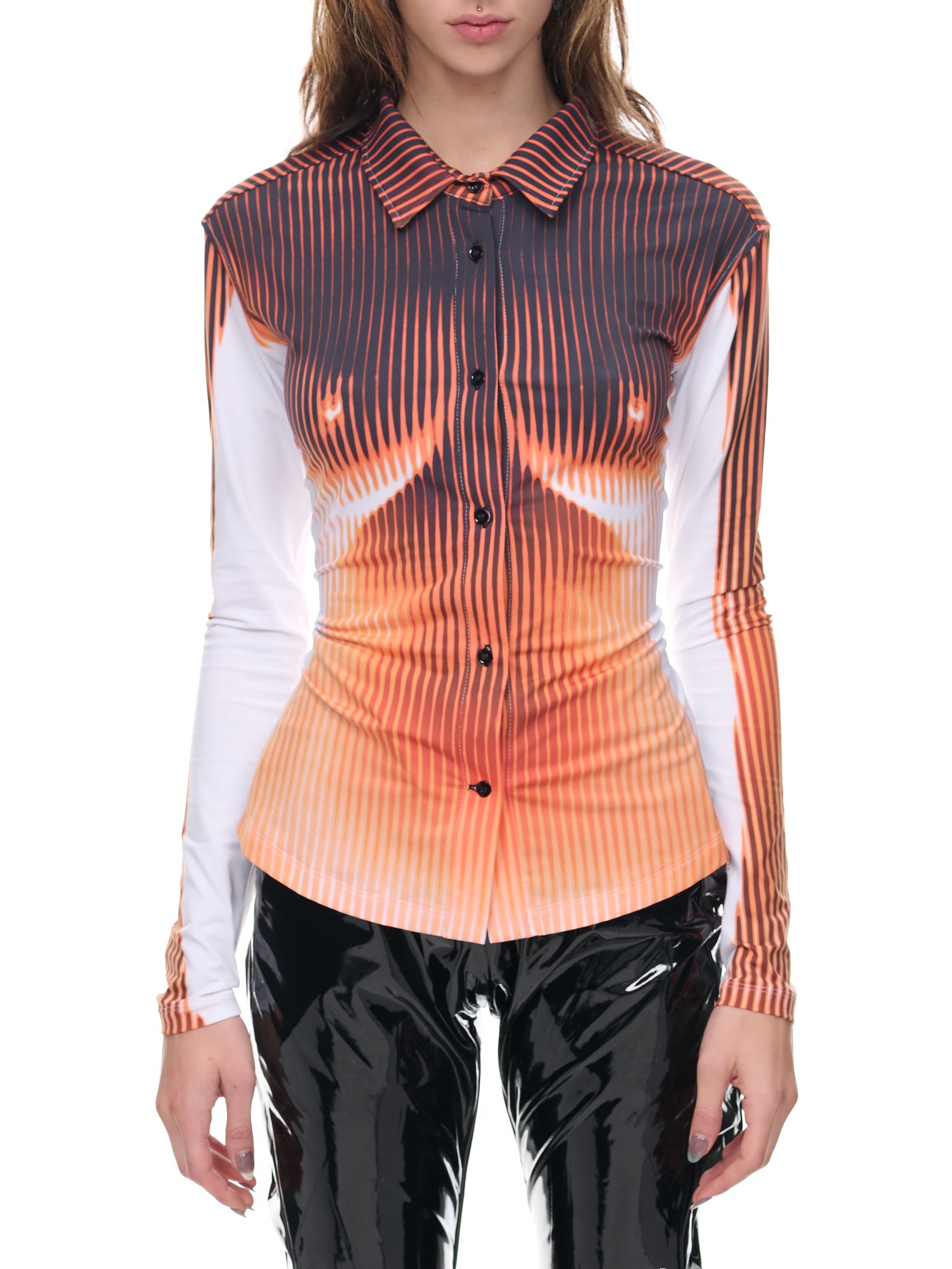 Jean Paul Gaultier Body Morph Shirt | H.Lorenzo - front